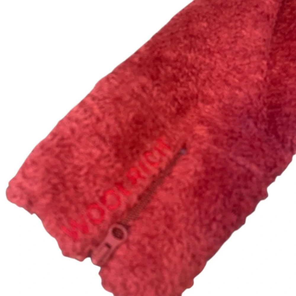 Cozy Red Quarter-Zip Fleece Pullover - Picture 8 of 8